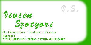 vivien szotyori business card